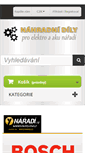 Mobile Screenshot of nahradni-dily-naradi.cz